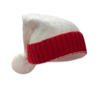 Children's Winter Wool Christmas Hat - Santa Claus Knitted Hat, Festive Christmas Decorative Hat, Children's Holiday Costume Accessory, Mix of Nylon