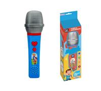Children's Wireless Microphone Toy Ideal for Baby Singing and Mimicking Sounds with Realistic Plastic Design (Blue, 20.5x5.5cm)