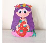 Children's Wobbly Head Age 8 Mermaid 3D Birthday Greeting Card
