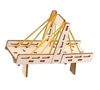 Childrens Wood Arch Assembly Set Physics Experiment Tool Classroom Educational Bridge Building Toy