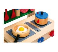 Childrens Wooden Play Kitchens Mobile Suitcase Journeys Portable Small Kitchen