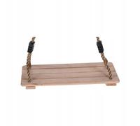 Childrens Wooden Swing | Outdoor Garden Swing For Kids | Tree Swing Wooden Climbing Frame Accessory - 40x16cm