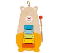 Childrens Wooden Xylophone Bear Kids Wood Musical Instrument Toy - Age 1+