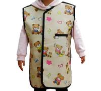 Children's X-Ray Lead Clothing Set - Radiation Protection Skirt with Square Scarf, Lead Hat & Collar for CT Oral Clinic Medical clothing(Sleeveless clothes,0.5mmPb)