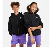 Children's zip-up hooded sweatshirt Nike Club Fleece LBR Noir 12/13 ans