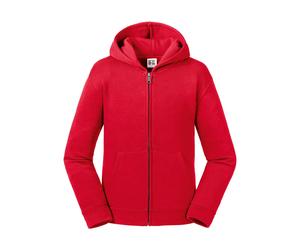 Children's zip-up hooded sweatshirt Russell Athletic Authentic Rouge 7/8 ans