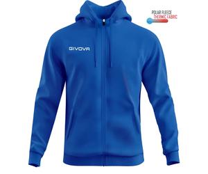 Children'sren's zipped hoodie Givova 500 Bleu 2XS