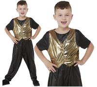 Boys 80's Funky Groove Hammertime Fancy Dress Kids Costume Halloween Theme Party