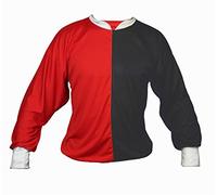 Childs Age 8-12 Horse Racing Rider Top Childrens Fancy Dress [Emerald Green & Red]