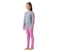 Child's base layer top and leggings set Helly Hansen Graphic Lifa Rose 12 years