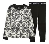 Child's base layer top and leggings set Helly Hansen Lifa Merino Noir 2 ans