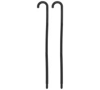 Child's Black Walking Cane Props 2pcs Dance Performance Crutch Decorative Props Walking Stick Halloween Kids Scepter Staff for Kids Costume Parties Nativity Adventure