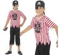 Childs Boys Jolly Pirate Fancy Dress Costume Pirate Boy Outfit by Smiffys New