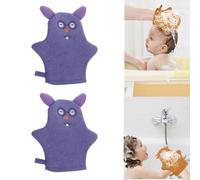 Child's Cartoon Bath Glove - Super Soft and Fun Cartoon Design for Kids' Bath Time, Creates Rich Lather for Gentle Cleaning, Playful Shower Mitt for Toddlers/Children (Mouse)
