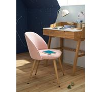 Child's chair in mottled fabric rose