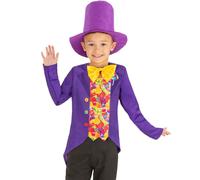 Childs Chocolate Candy Man Fancy Dress Costume Kids Book Day Wonka Type Smiffys