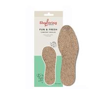 Childs Cork Size 6 Insoles, Shoe Inserts That Absorb Shock, Made of Natural Cork in The UK by Shoestring, Suitable for School Shoes