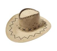 Child's Cowboy Hat Accessory Perfect for Wild and Western Themed Parties Wide Brim Fedora Hat Western Themed Children Costume Pretend Play Accessory Party Playing Dress-Up Masquerade Party