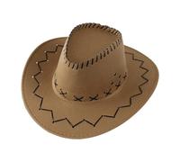 Child's Cowboy Hat Accessory Perfect for Wild and Western Themed Parties Wide Brim Fedora Hat Western Themed Children Costume Pretend Play Accessory Party Playing Dress-Up Masquerade Party