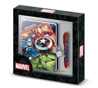 Child's Diary and Pen Karactermania Marvel Avengers Multicolore 2,5x23x24 cm
