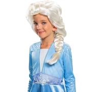 DISGUISE 22810 Disney Elsa Frozen 2 Girls' Wig, White