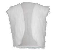 Childs Dragon Trainer Polar White Faux Fur Waistcoat Viking Medieval Animal Fancy Dress Costume Accessory [Age 8-12 Years]