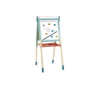 Child's easel - Janod - JURATOYS - Height adjustable - Double-sided - 22 accessories included