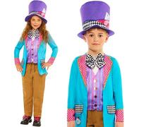 Childs Eccentric Hatter Fancy Dress Book Day Costume Kids Hatter by Rubies