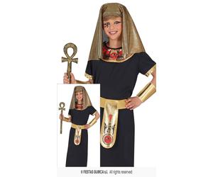 Childs Fancy Dress Egyptian Pharaoh Costume Boys Egyptian King Age 7-9