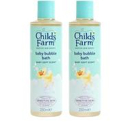 Childs Farm Baby Bedtime Bubble Bath, Baby Soft Scent | Gently Cleanses & Soothes | Suitable for Newborns, Kids & Adults with Sensitive & Dry Skin, 250ml (Pack of 2)