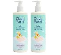 Childs Farm Baby Moisturiser, Baby Soft Scent | Moisturising & Hydrating | Suitable for Newborns with Dry, Sensitive Skin, 500ml (Pack of 2)