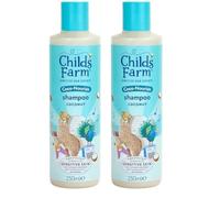 Childs Farm Coco-Nourish Shampoo, Gently Cleanse Dry and Curly Hair, Tear Free, Coconut, Kids, 250ml (Pack of 2)