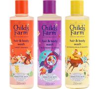 Childs Farm Hair & Body Wash Bundle | Sweet Orange (250ml), Blackberry & Apple (
