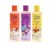 Childs Farm Hair & Body Wash Bundle | Sweet Orange (250ml), Blackberry & Apple (250ml) and Watermelon & Pineapple (250ml) | Suitable for Newborns,