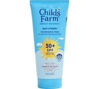 Childs Farm SPF 50+ Sun Cream 100ml Fragrance Free Sunscreen for Kids & Sensitive Skin