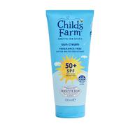 Childs Farm SPF 50+ Sun Cream 100ml Fragrance Free Sunscreen for Kids & Sensitive Skin