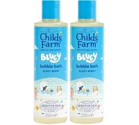 Childs Farm Kids Bluey Bubble Bath, Bluey-Berry | Gently Cleanses & Soothes | Suitable for Dry, Sensitive Skin, 250ml (Pack of 2)