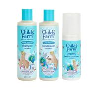 Childs Farm Kids Coco-Nourish Hair Regime Bundle |Tear Free Coconut Shampoo (250ml), Conditioner (250ml) and Leave-in Conditioner Spray (100ml) |