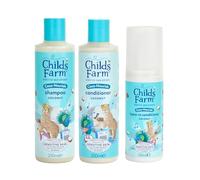 Childs Farm Kids Coco-Nourish Hair Regime Bundle |Tear Free Coconut Shampoo (250ml), Conditioner (250ml) and Leave-in Conditioner Spray (100ml) | Suitable for Dry, Curly and Coily Hair - 3 Pack