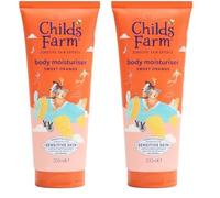 Childs Farm Kids Moisturiser, Sweet Orange | Soothing, Moisturising & Hydrating | Suitable for Dry, Sensitive Skin, 200ml (Pack of 2)
