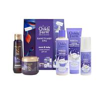Childs Farm Mum and Baby Sweet Dreams Gift Set | 3-Step Sleep Routine for Baby, De-Stress Shower Oil & Body Butter for Mum | Vegan & Cruelty-Free | Ideal Gift for Baby Shower & New Mums