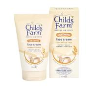 Childs Farm OatDerma Face Cream Moisturiser, Fragrance Free Hydration, Sensitive Skin Emollient, Soothe Baby Kids, 50ml