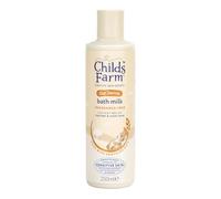 Childs Farm OatDerma Bath Milk, Fragrance Free, Soothing Hydration for Sensitive Skin, Emollient, Baby, Kids, 250ml
