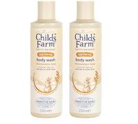 Childs Farm OatDerma Body Wash, Fragrance Free, Soothing Face Bath Shower Gel, Sensitive Skin Soap, Baby Kids, 250ml (Pack of 2)