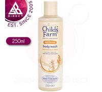 Child's Farm OatDerma Hair & Body Wash 250ml│Fragrance Free│For Birth+ Kids│InUK