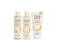 Childs Farm OatDerma Regime Bundle | Baby Bubble Bath (250ml), Body Wash (250ml) and Body Moisturiser (200ml) | Suitable for Newborns