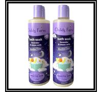 Childs Farm Slumber Time Sleep Bath Soak Lavender &Moon Milk 250mlx2