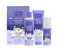 Childs Farm SlumberTime Sweet Dreams Sleep Gift Set | 3-Step Sleep Routine | Lavender & Moon Milk Bath Soak 250ml, Calming Massage Lotion 150ml, Sleep
