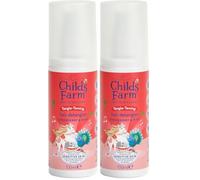 Childs Farm Tangle Taming Hair Detangler Spray, Heat Styling Protector, Strawberry and Mint, Children, Kids, 100ml (Pack of 2)