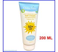 Childs Farm Water Resistant SPF 50+ Sun Cream For Sensitive Skin 200ml